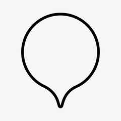 Minimalist geometric line art vector