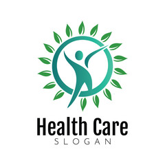 healthcare, healthy logo