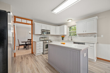 Modern Kitchen Interior with Clean Design