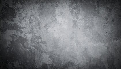Obraz premium Abstract gray concrete wall texture with dark vignette, showing grunge and weathered surface.