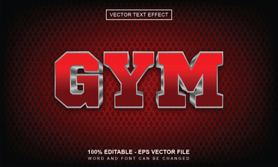 Gym text effect