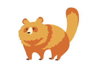 タヌキ　ベクターイラスト