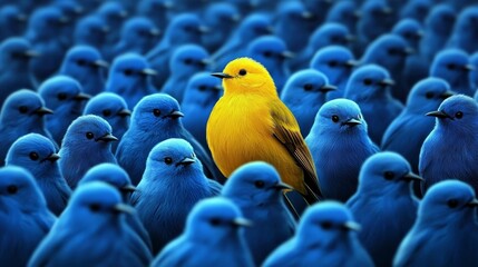 Celebrating individuality in a sea of conformity. 