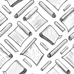 cling film Vector Illustration with Seamless Pattern Design