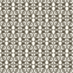 Seamless pattern with abstract ornament. Modern stylish texture
