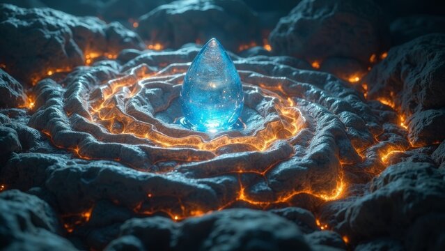 Cosmic Star Ring Art Scene