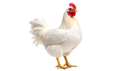 High-Resolution PNG of Hen Chicken Poultry Bird Farm Animal Isolated on Transparent Background for Farmyard and Agriculture-Themed Design Projects