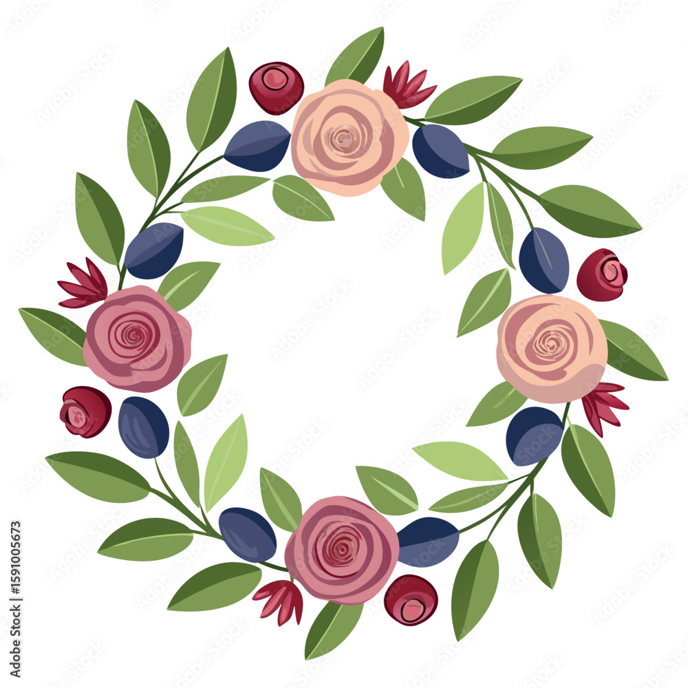 Poster abstract geometric pattern with vibrant color accents and text elements