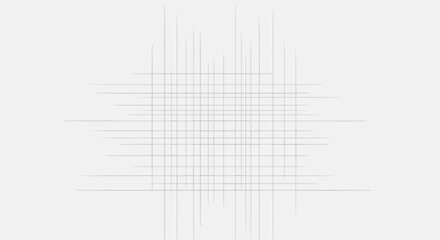 Minimalist grid layout made of horizontal and vertical thin lines