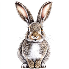 Obraz premium a rabbit with big ears