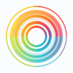 gentle loop of concentric circles softly expanding and contracting