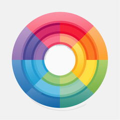 Obraz premium gentle loop of concentric circles softly expanding and contracting