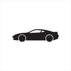 Sports Car Silhouette Clip Art