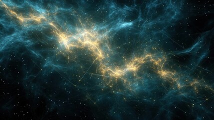 Fototapeta premium Explore Cosmic Wonders, Nebula Sparkles, Space Abstract for Backgrounds and Visuals