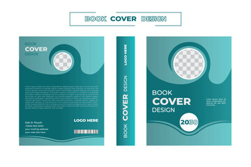 Creative professional book cover design template