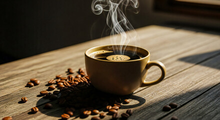 Close-up of a cup filled with freshly brewed luwak coffee