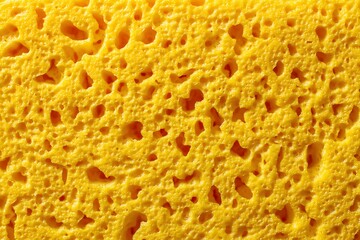 A vibrant yellow sponge texture background, ideal for creating a colorful and energetic backdrop, featuring vivid textures and patterns.