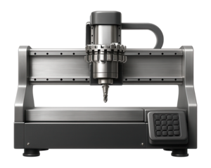 Automatic tool-changing CNC milling machine for efficient batch processing in an electronics manufacturing facility.