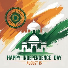 Indian republic day background Indian republic day in flat design