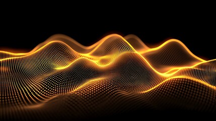 Abstract gold wave pattern (8)