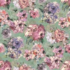 Abstract watercolor flower creative allover design light colourful design seamless floral pattern new concept expert textile design digital creators art design repeat pattern fabric print 