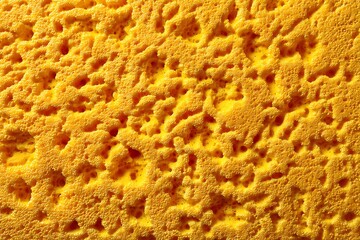 A vibrant yellow sponge texture background, ideal for creating a colorful and energetic backdrop, featuring vivid textures and patterns.