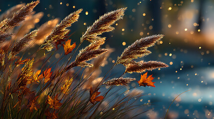 autumn leaves on a tree