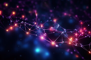 Fototapeta premium The future of genetic engineering driven by neural network technologies