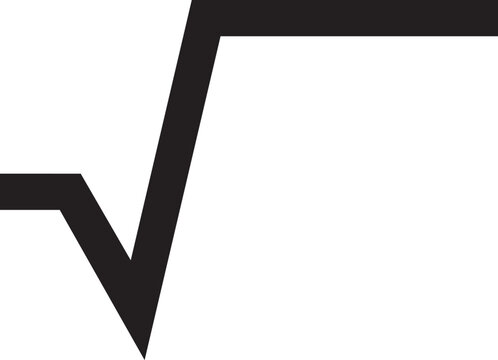 Square Root  icon vector illustration
