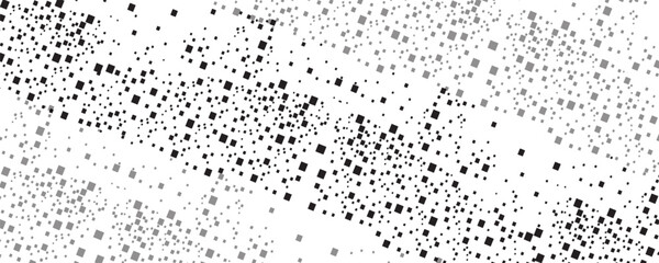 Halftone vector abstract background of circular dots. Texture of particles. Random maze, puzzle. Chaotic ornament. Circular pattern of point. Design of banner, poster website. eps10