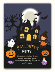 Spooky Cute Halloween Invite.