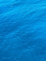 Calm blue ocean water surface