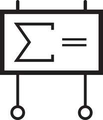 Sigma icon vector illustration