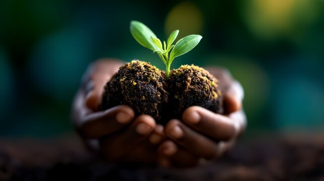 Compassionate Arms Unite for a Green Earth. Embrace global sustainability through kindhearted action for a healthy planet.