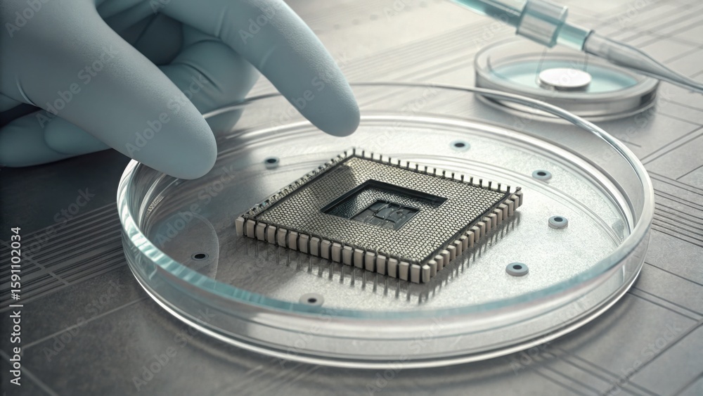 Poster 3d printed chip for biomarker reading in laboratory setting