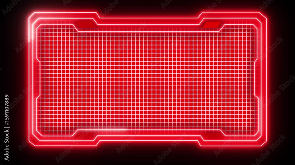 Poster abstract technology hud frame background. computer interface hud motion texture. futuristic pattern 
