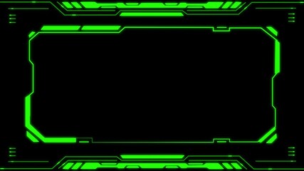 Abstract technology Hud frame background. Computer interface Hud motion texture. futuristic pattern for modern . 4k motion video.