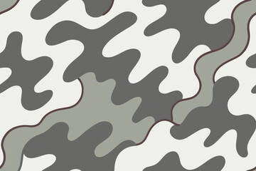 Abstract organic shapes camouflage pattern vector