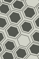Geometric Hexagon Pattern tessellation abstract