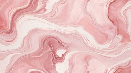 Pink and White Marble Swirl Pattern