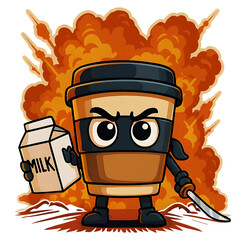 Cappuccino Assassino Italian Brainrot Meme Character