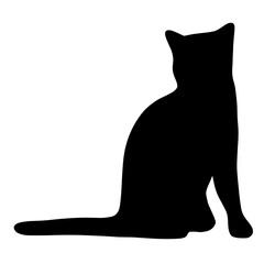 猫のシルエット