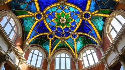 The historic interior of St Petersburg's cathedral reveals an architectural masterpiece with a grand dome, intricate arches, and stunning religious art