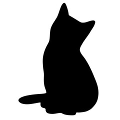子猫のシルエット