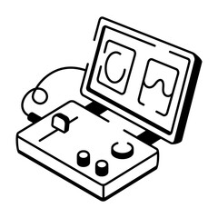 A drawing style icon showing control panel
