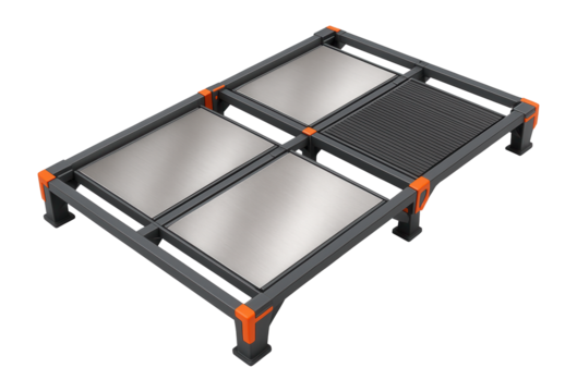 Emergency dry dock with rapid deployment features and modular design