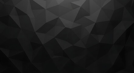 Fototapeta premium Abstract Dark Geometric Triangle Pattern with Subtle Gradient