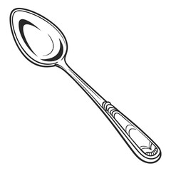 spoon isolated on white