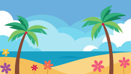 Fototapeta premium tropical beach background