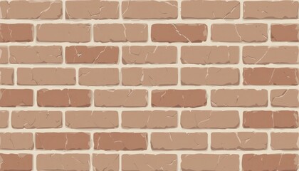 Obraz premium Brick Wall Texture: The rustic charm of a weathered brick wall, showcasing a pattern of evenly spaced rectangular blocks, perfect for conveying a sense of history, texture, and architectural detail.